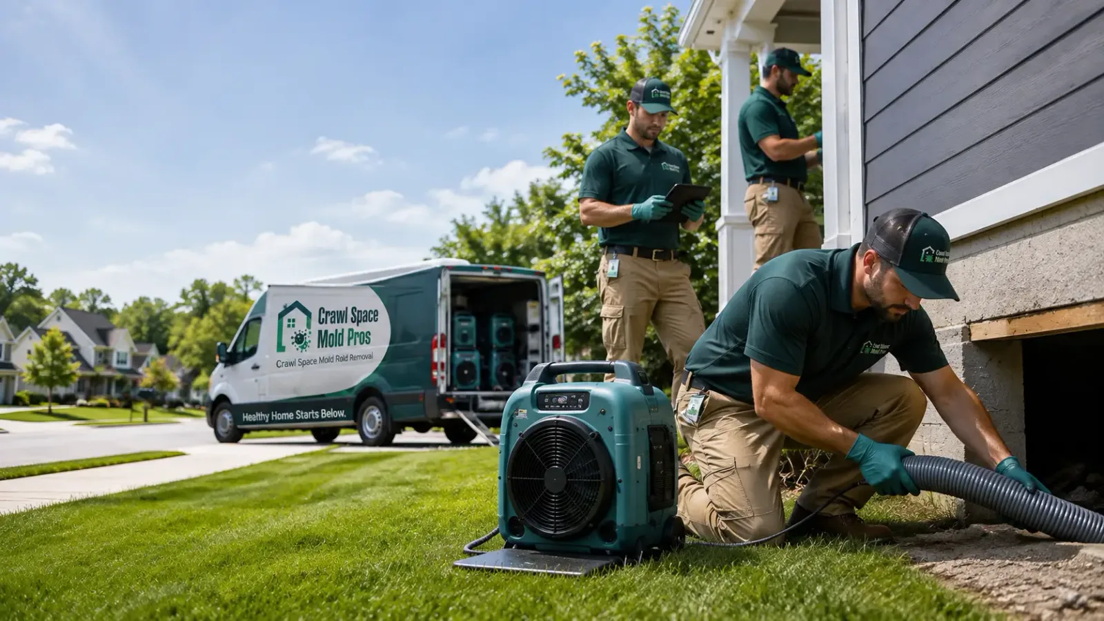Crawl Space Mold Removal in Blackstone, MA